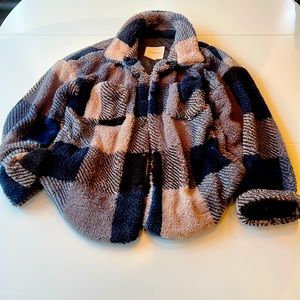 Thread & Supply size L Patchwork cozy jacket
